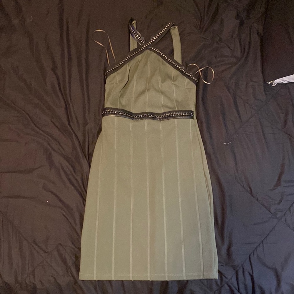 Sexy Green Topshop Dress